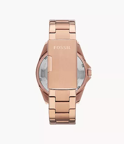 Riley 38mm Multifunction Rose Gold-Tone Stainless Steel Watch