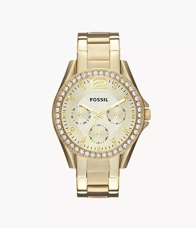 Riley 38mm Multifunction Rose Gold-Tone Stainless Steel Watch D6