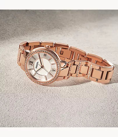 Virginia 30mm Rose-Tone Stainless Steel Watch
