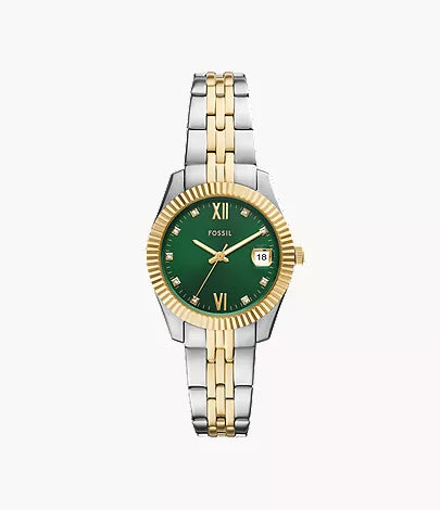 Scarlette 33mm Three-Hand Date Stainless Steel Watch Z7