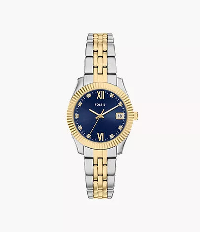 Scarlette 33mm Three-Hand Date Stainless Steel Watch Z7