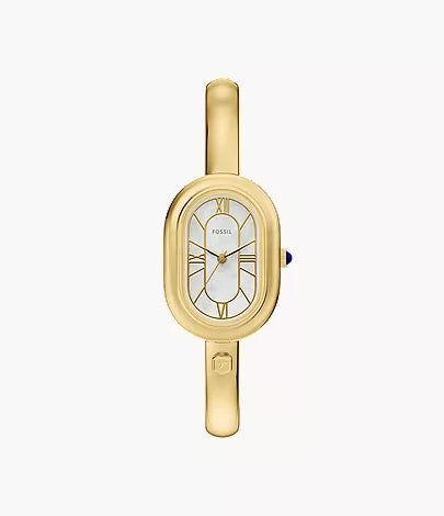 Sloan 25mm Three-Hand Gold-Tone Stainless Steel Watch Bangle