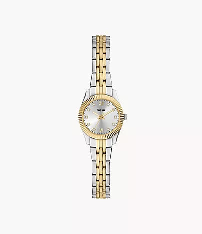 Scarlette Mini 20mm Three-Hand Two-Tone Stainless Steel Watch