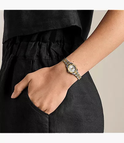 Scarlette Mini 20mm Three-Hand Two-Tone Stainless Steel Watch