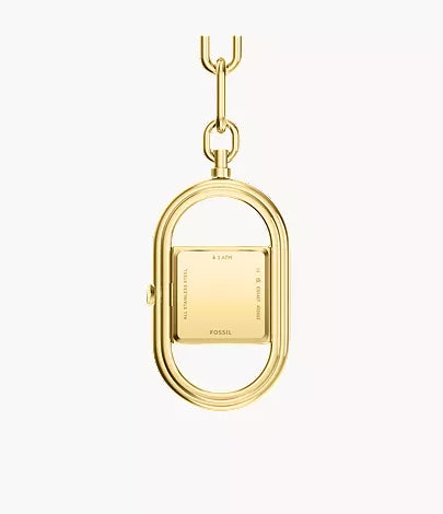 Watch Bag Charm 19mm Two-Hand Gold-Tone