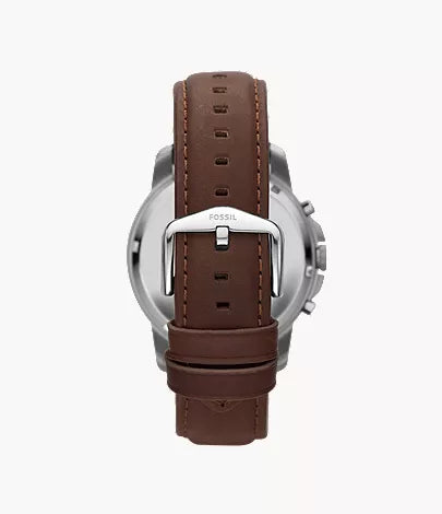 Grant 44mm Chronograph Brown Leather Watch