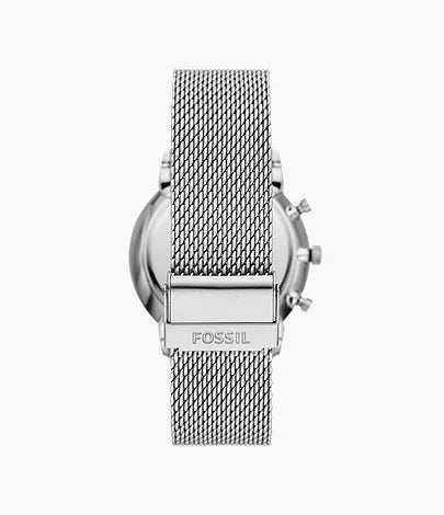 Neutra 44mm Chronograph Stainless Steel Mesh Watch and Bracelet Box Set