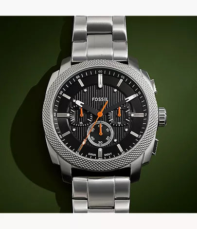 Machine 44mm Chronograph Stainless Steel Watch