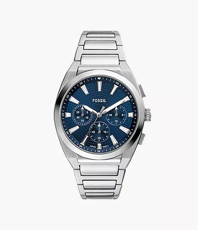 Everett 44mm Chronograph Stainless Steel Watch