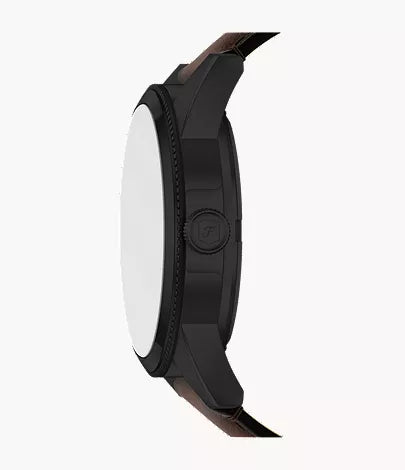 Pearson 42mm Multifunction Brown Leather Watch