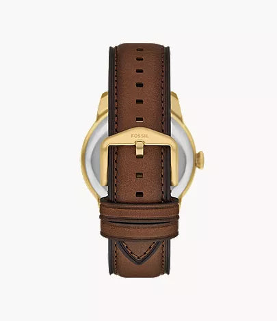 Townsman Big Tic 42mm Brown Leather Watch