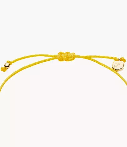 Sutton Mini Moments Yellow Gold-Tone Brass Pavé Flower Bracelet