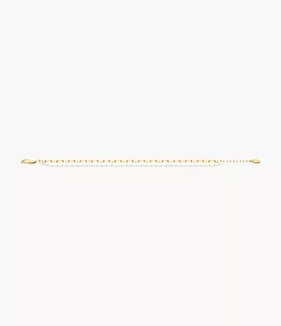 Heritage Pearl D-Link Gold-Tone Brass Multi-Strand Bracelet