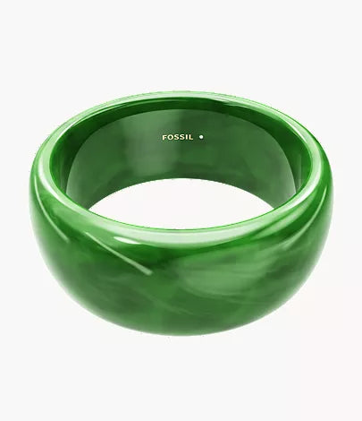 Resin Collection Green Bangle Bracelet