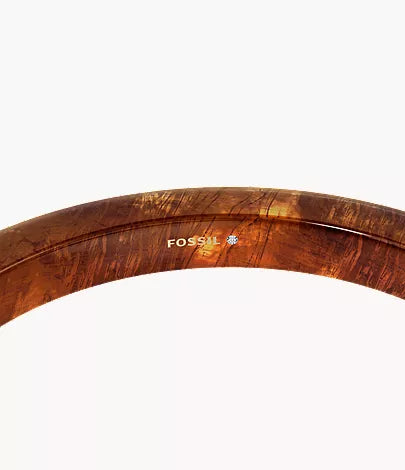 Resin Collection Brown Bangle Bracelet