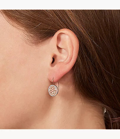 Merrit Mosaic Mother-of-Pearl Disc Drop Earrings