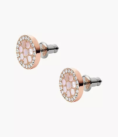 Merrit Mosaic Mother-of-Pearl Stud Earrings