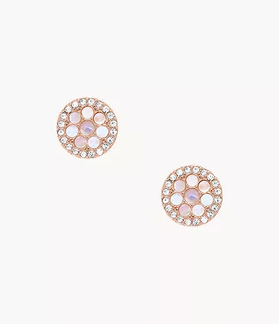 Merrit Mosaic Mother-of-Pearl Stud Earrings