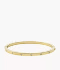 Sadie Shine Bright Gold-Tone Stainless Steel Cuff Bracelet