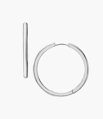 Ellis Essentials Gold-Tone Stainless Steel Hoop Earrings X3