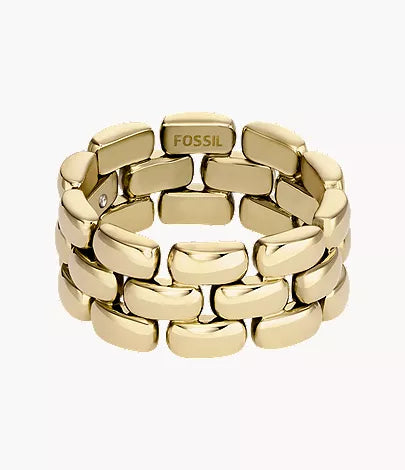 Arden Watch Links Gold-Tone Stainless Steel Band Ring