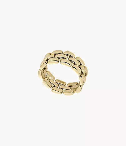 Arden Watch Links Gold-Tone Stainless Steel Band Ring