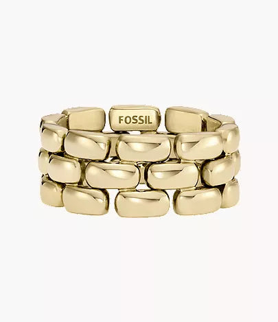 Arden Watch Links Gold-Tone Stainless Steel Band Ring