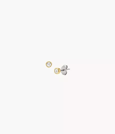 Sadie Gold-Tone Stainless Steel Heart Necklace and Earrings Gift Set