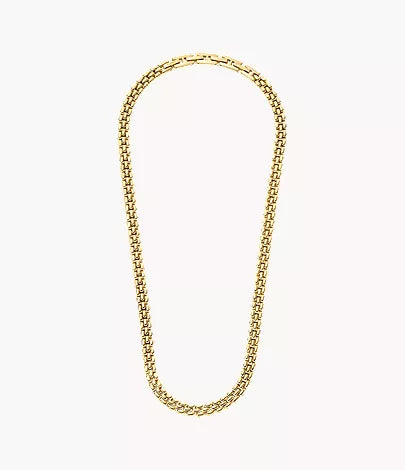 Arden Watch Links Gold-Tone Stainless Steel Chain Necklace