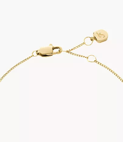 Sutton Pavé Butterfly Gold-Tone Stainless Steel Station Bracelet