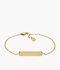 Sadie Gold-Tone Stainless Steel ID Bracelet