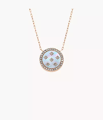 Merrit Northlight Collection Gold-Tone Stainless Steel Pendant Necklace F7
