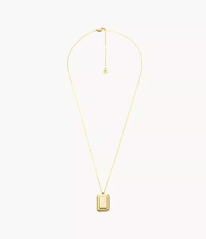 Raquel Gold-Tone Stainless Steel Pendant Necklace