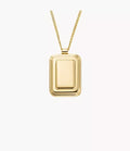 Raquel Gold-Tone Stainless Steel Pendant Necklace