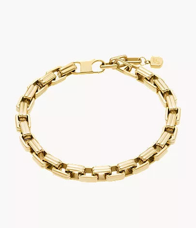 Raquel Bold Chains Gold-Tone Stainless Steel Chain Bracelet