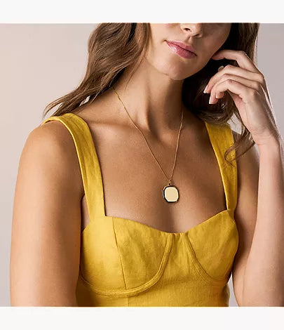 Harlow Gold-Tone Stainless Steel Pendant Necklace