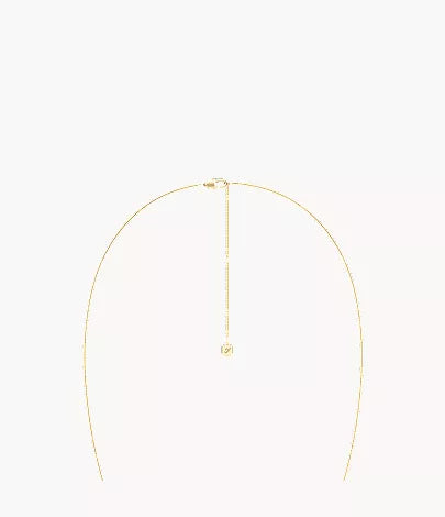 Sutton The Flower Collection Gold-Tone Stainless Steel Pendant Necklace