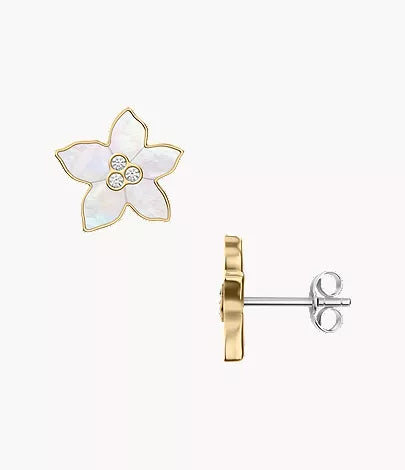 Sutton The Flower Collection Mother-of-Pearl Stud Earrings