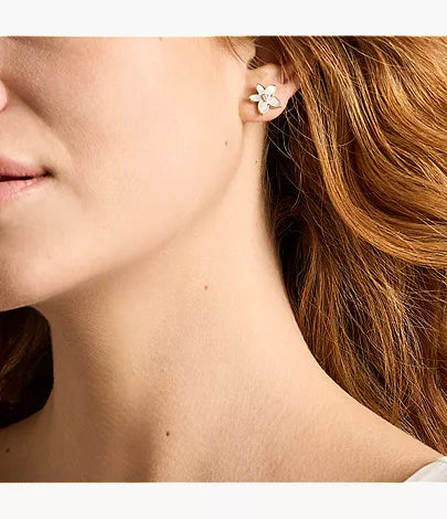Sutton The Flower Collection Mother-of-Pearl Stud Earrings