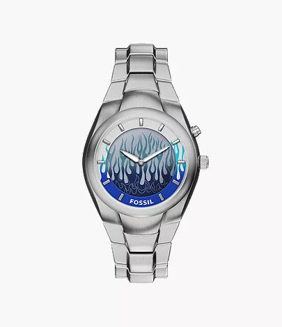 Y2K Big Tic 40mm Stainless Steel Watch J8