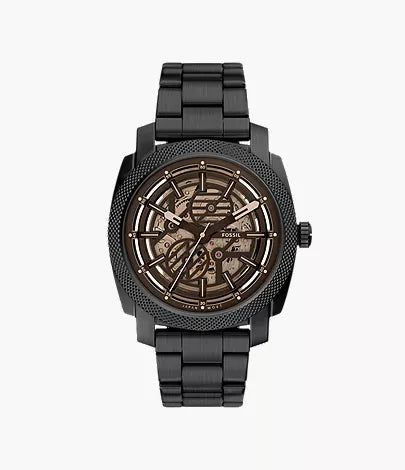 Machine 45mm Automatic Black Stainless Steel Watch