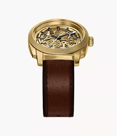 Machine 45mm Automatic Brown Leather Watch