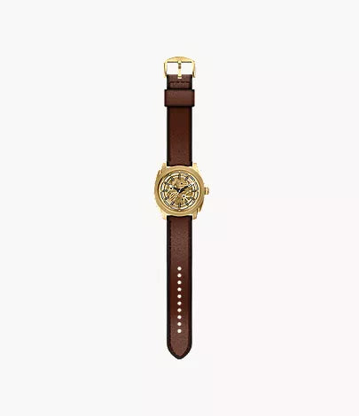 Machine 45mm Automatic Brown Leather Watch