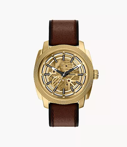 Machine 45mm Automatic Brown Leather Watch
