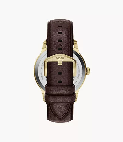 Townsman 44mm Automatic Brown Leather Watch