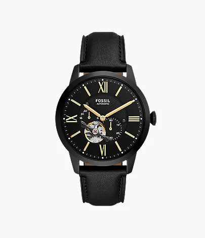 Townsman 44mm Automatic Brown Leather Watch K6