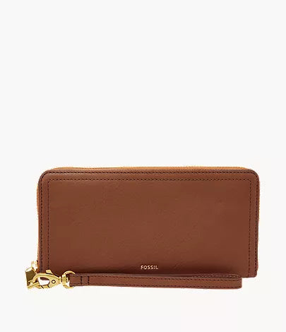 Logan RFID Zip Around Clutch