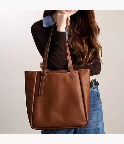 Evie Leather Tote