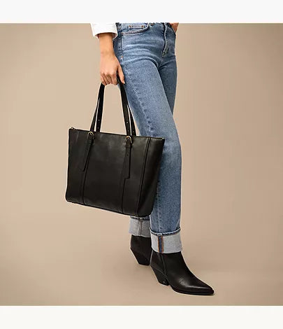 Carlie Leather Tote