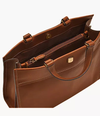 Gemma Leather Small Tote